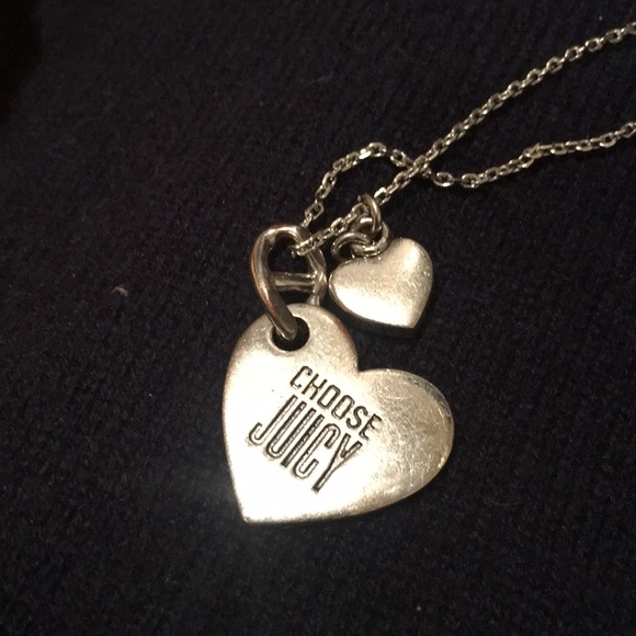 Cute Heart Charm Juicy Couture Necklace - Picture 3 of 6